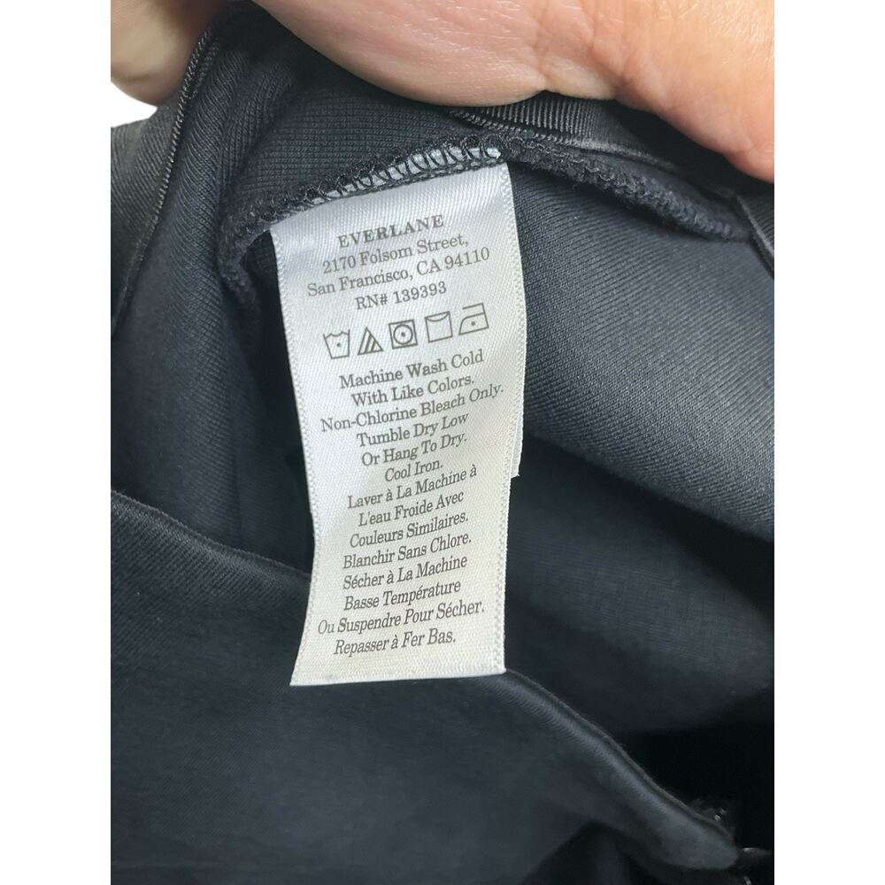Everlane Black Straight-Leg Pants - Picture 12 of 13